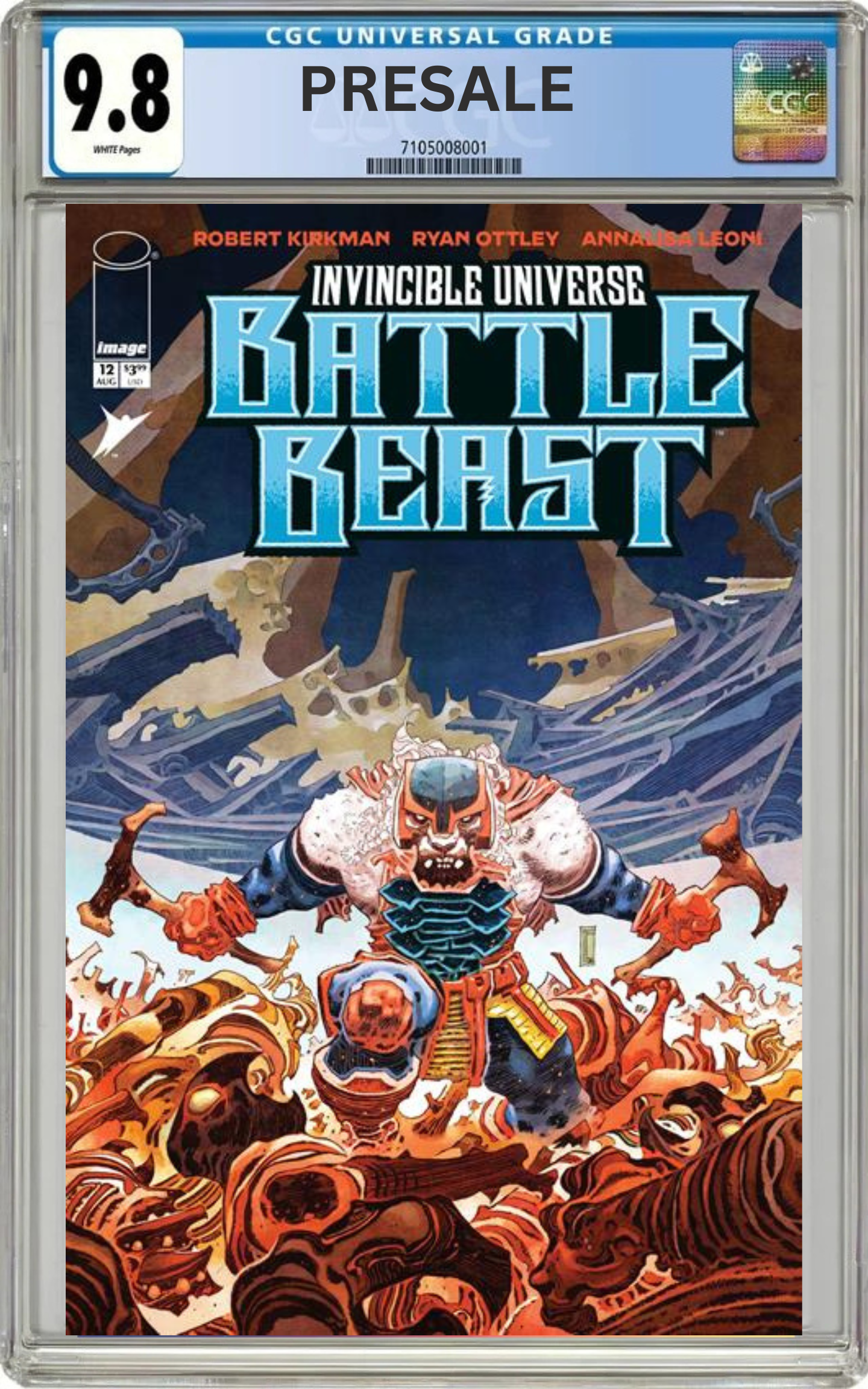 CGC 9.8 Battle Beast #12 Cover F 1:100 Toni Fejzula Variant (Presale 8/19/26)