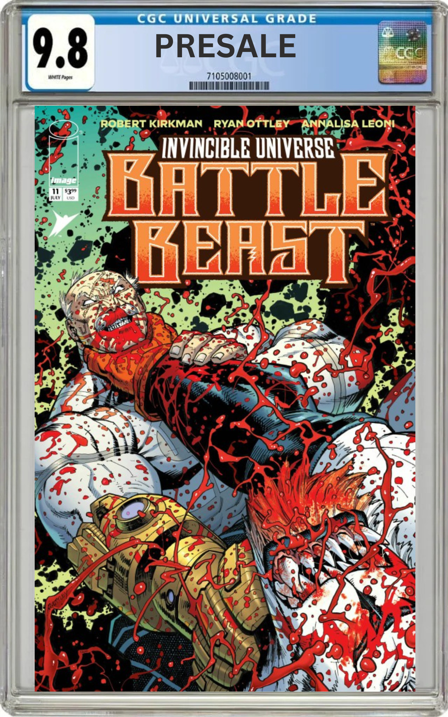 CGC 9.8 Battle Beast #11 Cover A Ryan Ottley (Presale 7/15/26)