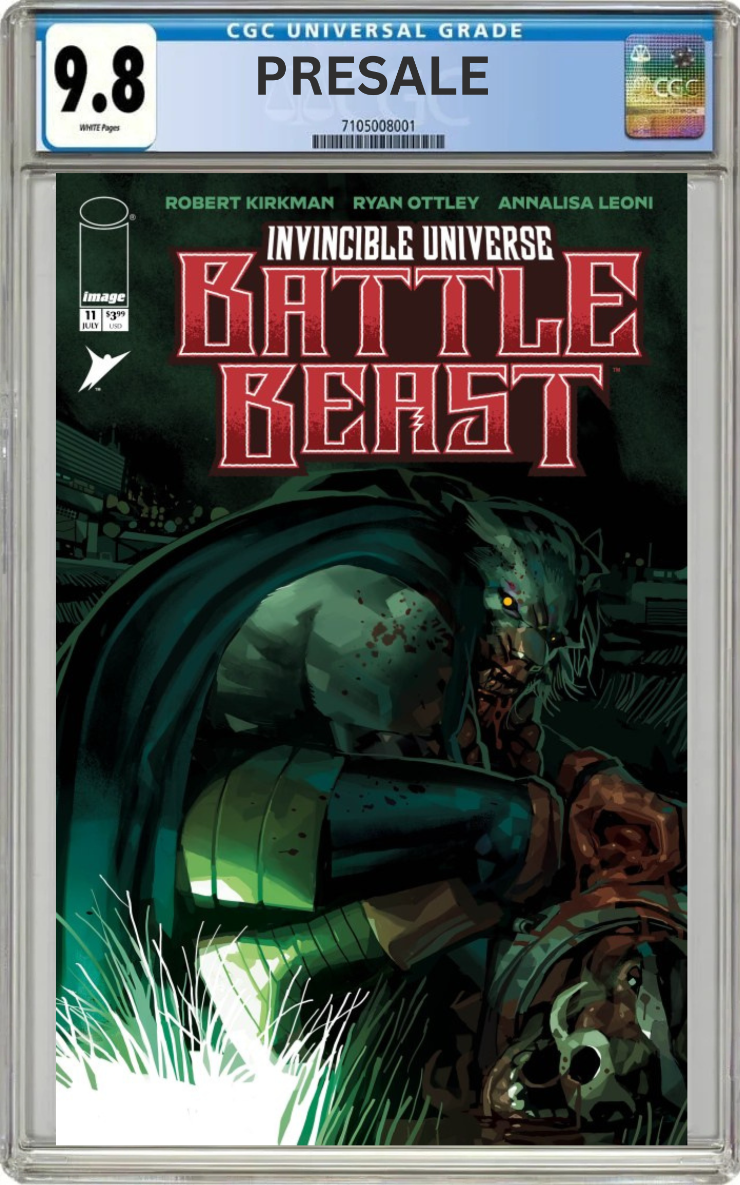 CGC 9.8 Battle Beast #11 Cover F 1:100 Lorenzo De Felici Variant (Presale 7/15/26)