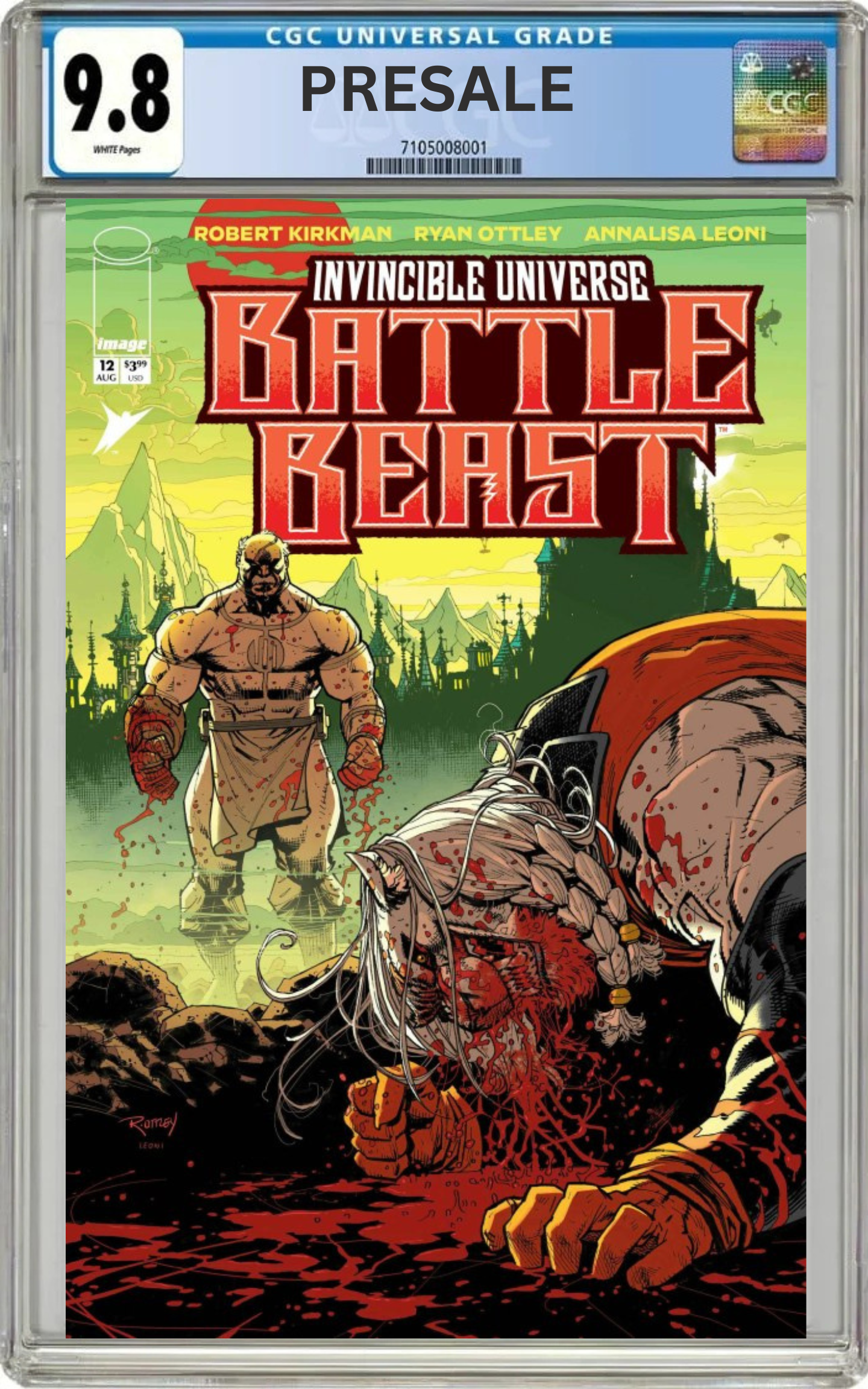 CGC 9.8 Battle Beast #12 Cover A Ryan Ottley (Presale 8/19/26)