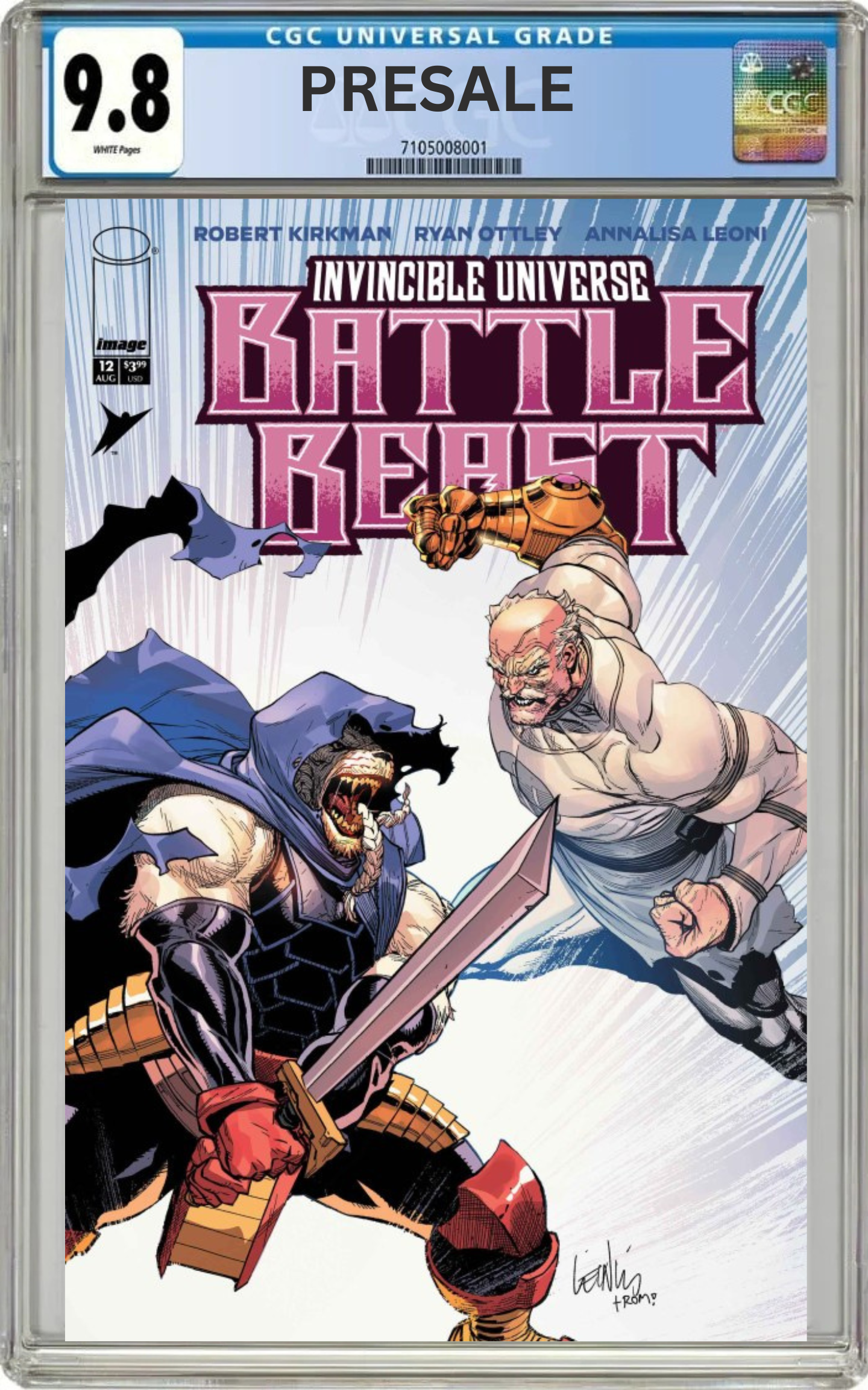 CGC 9.8 Battle Beast #12 Cover B Leinil Francis Yu Variant (Presale 8/19/26)