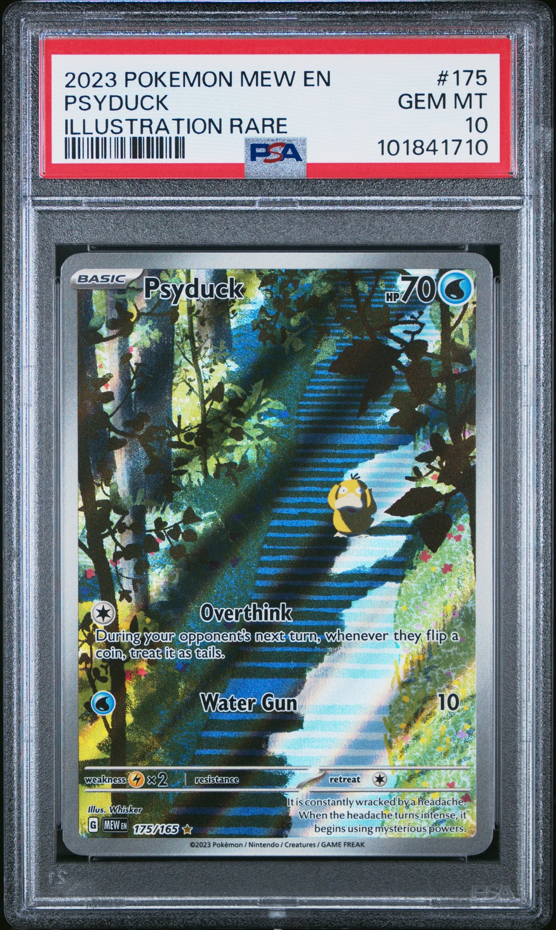 Psyduck 175/165 Illustration Rare 151 Pokemon PSA 10