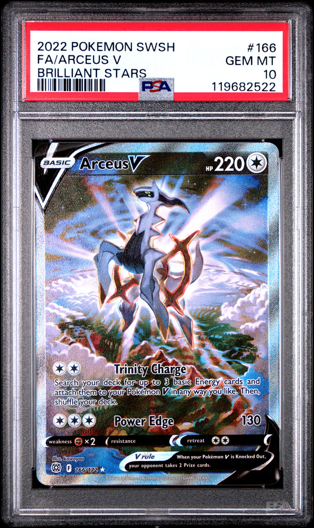 Arceus V 166 Brilliant Stars Pokemon PSA 10