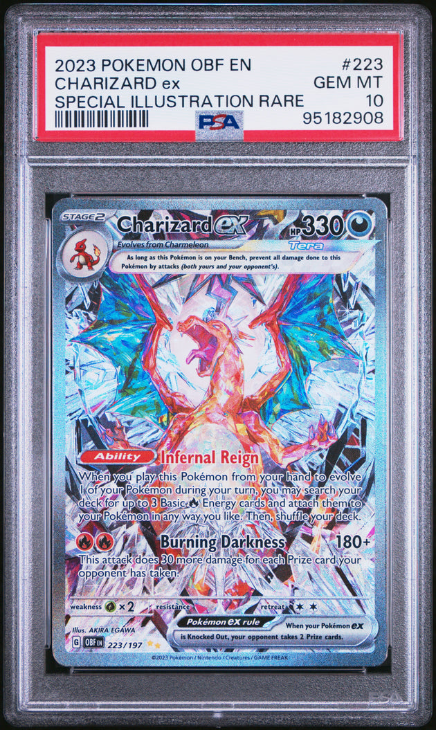 Charizard EX 223/197 Special Illustration Rare Pokemon PSA 10