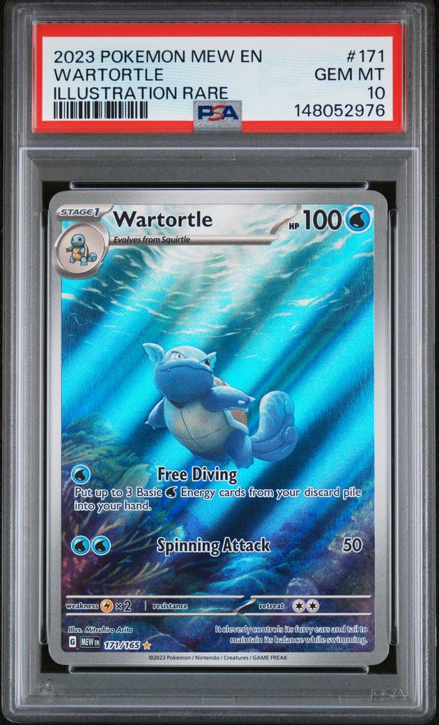Wartortle 171/165 Illustration Rare 151 Pokemon PSA 10