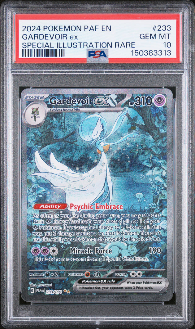 Gardevoir EX 233/091 Special Illustration Rare Paldean Fates Pokemon PSA 10