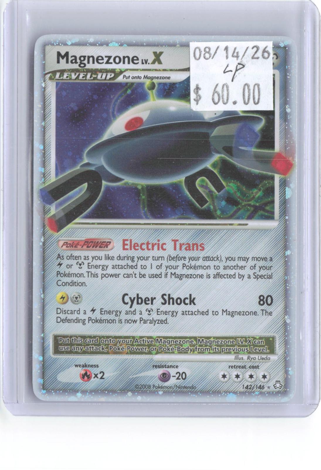 Magnezone LV.X 142/146 Holo LV.X Legends Awakened Pokemon Lightly Played