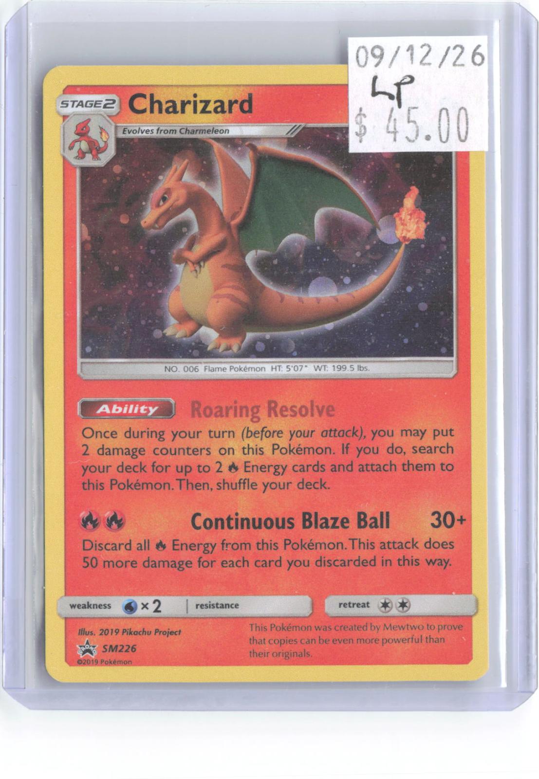 Charizard - SM226 Holo Promo Sun & Moon Promo Pokemon Lightly Played