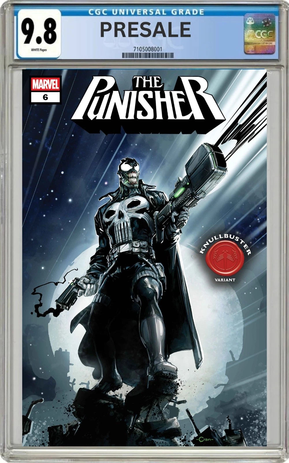 CGC 9.8 Punisher #6 Clayton Crain Knullbuster Variant (Presale 7/1/26)
