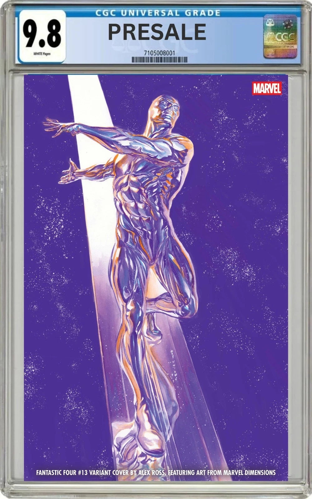 CGC 9.8 Fantastic Four #13 Alex Ross Silver Surfer Variant (Presale 7/1/26)