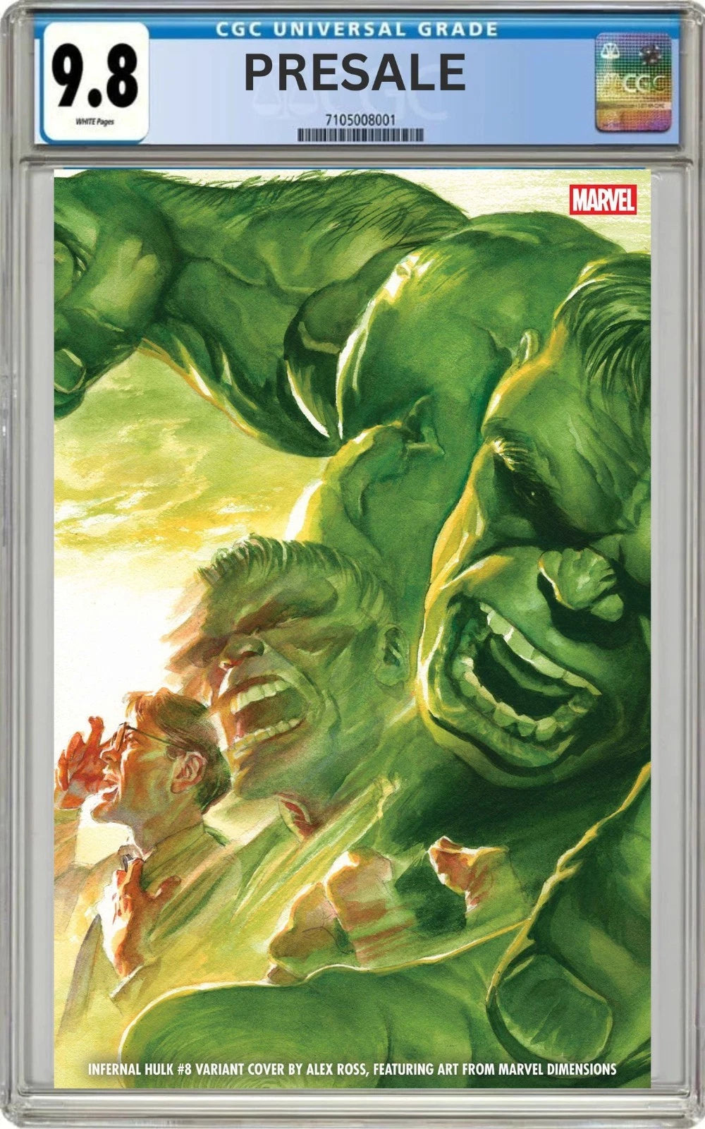 CGC 9.8 Infernal Hulk Alex Ross Marvel Dimensions Variant (Presale 6/24/26)