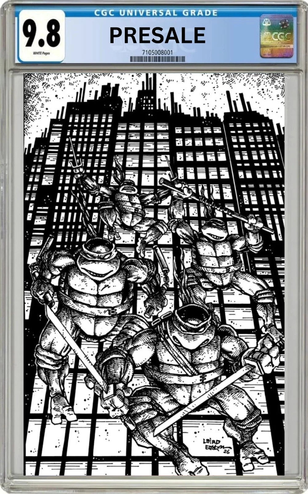 CGC 9.8 Teenage Mutant Ninja Turtles #20 Issue 300 EASTMAN & LAIRD 1:25 Variant Cover (Pre-Sale 7/22/26)