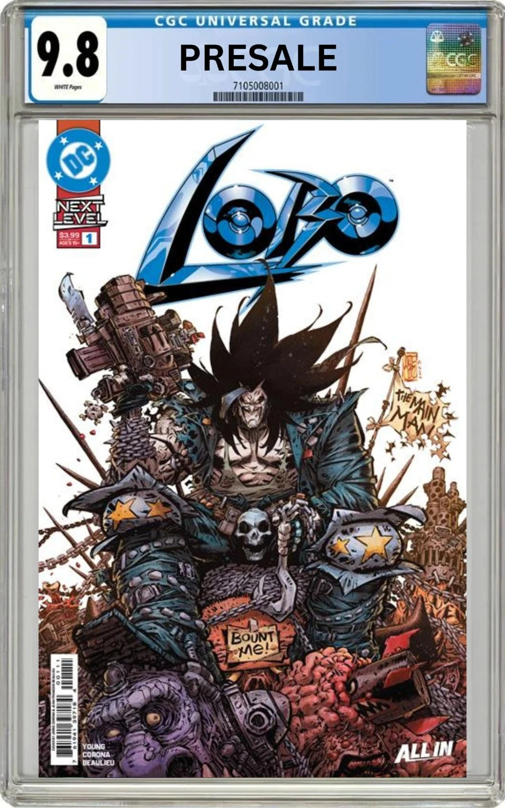 CGC 9.8 LOBO #1 Jorge Corona Cover A (Presale 3/18/26)
