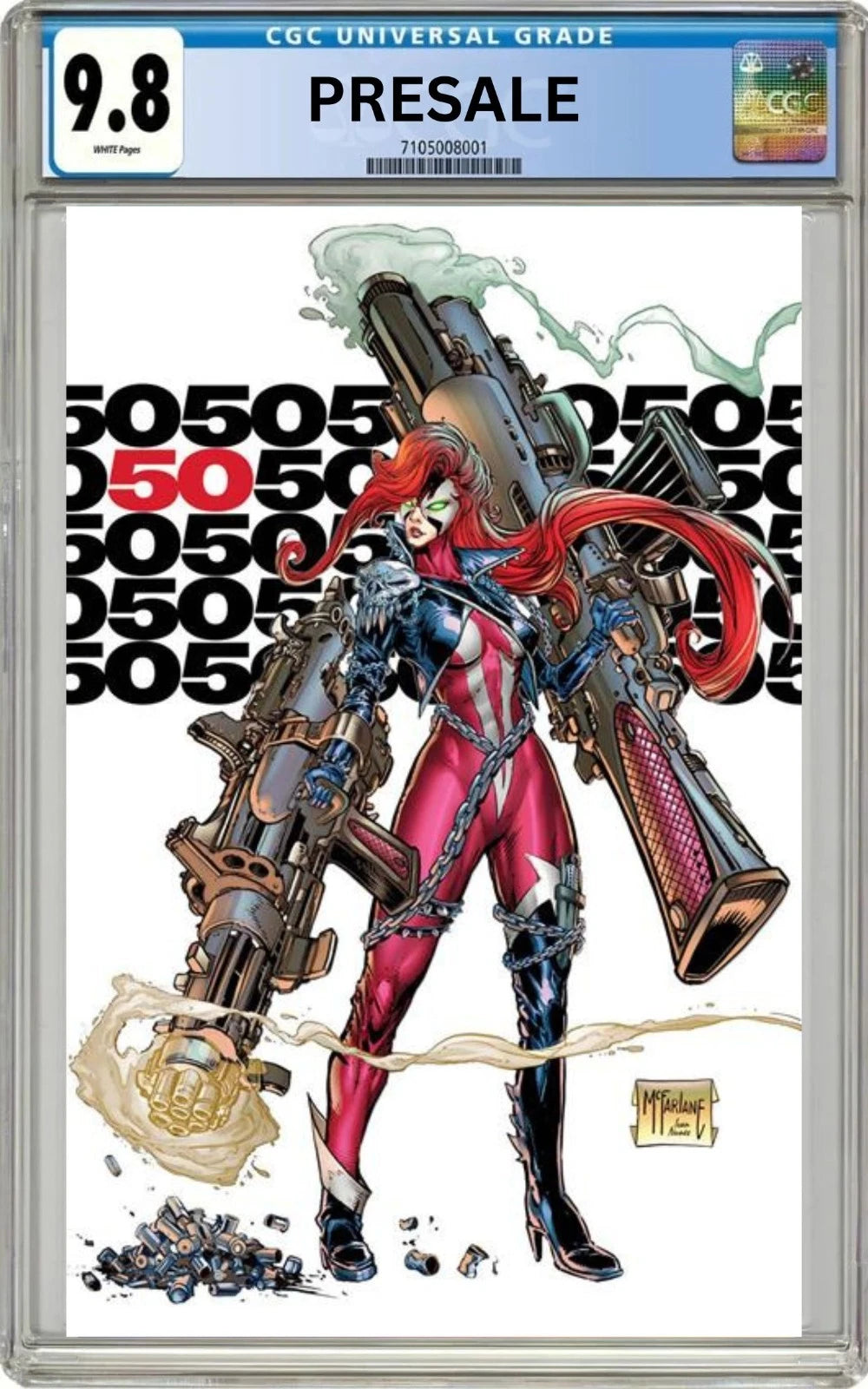 CGC 9.8 The Scorched #50 1:100 Todd McFarlane Virgin Variant (PreSale 4/15/26)