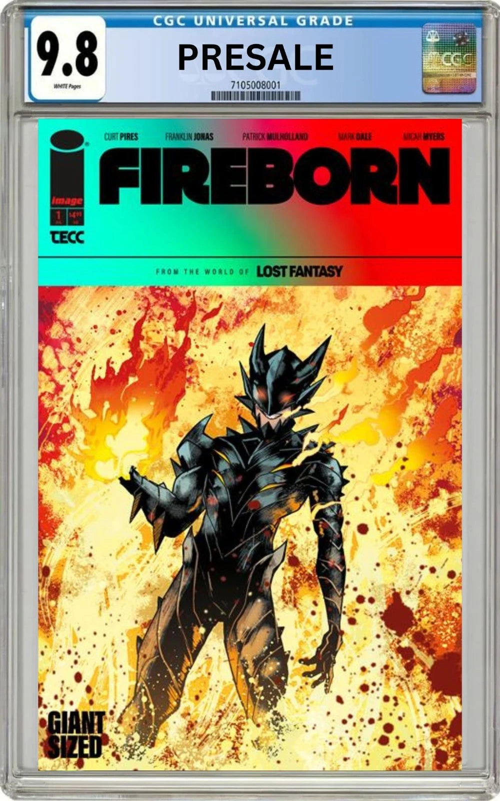 CGC 9.8 Fireborn #1 IMAGE Patrick Mulholland Cover A (Presale 4/15/26)