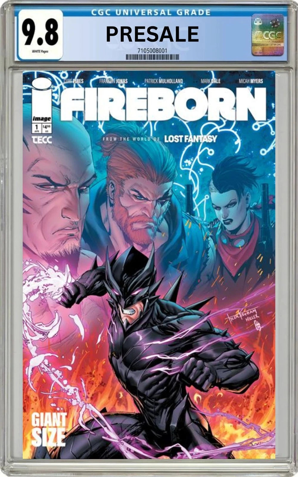 CGC 9.8 Fireborn #1 IMAGE Tyler Kirkham Cover K (Presale 4/15/26)