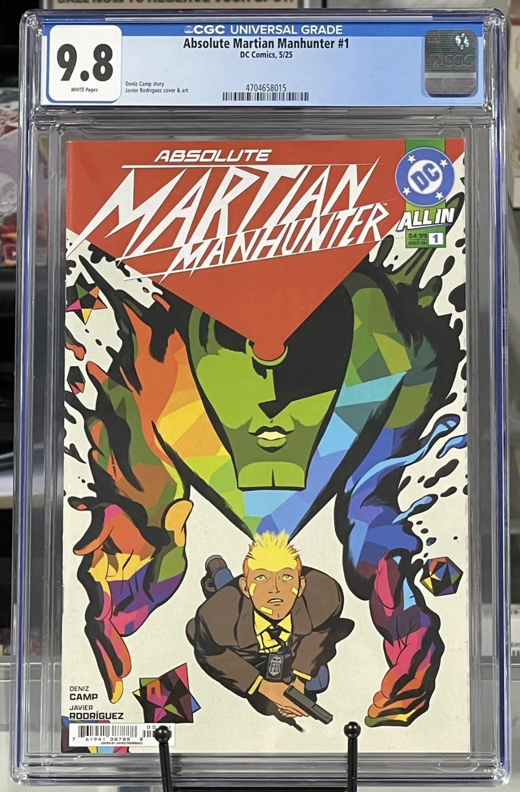 CGC 9.8 Absolute Martian Manhunter #1 Cover A Javier Rodríguez 1st Print
