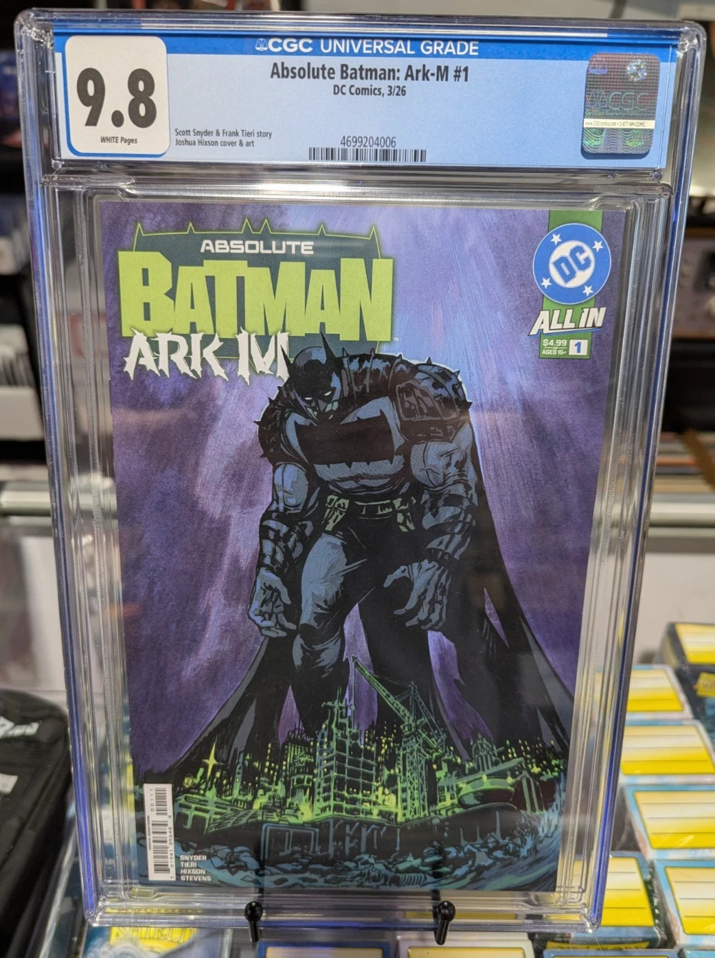 CGC 9.8 Absolute Batman ARK-M Special #1 Joshua Hixson Cover A