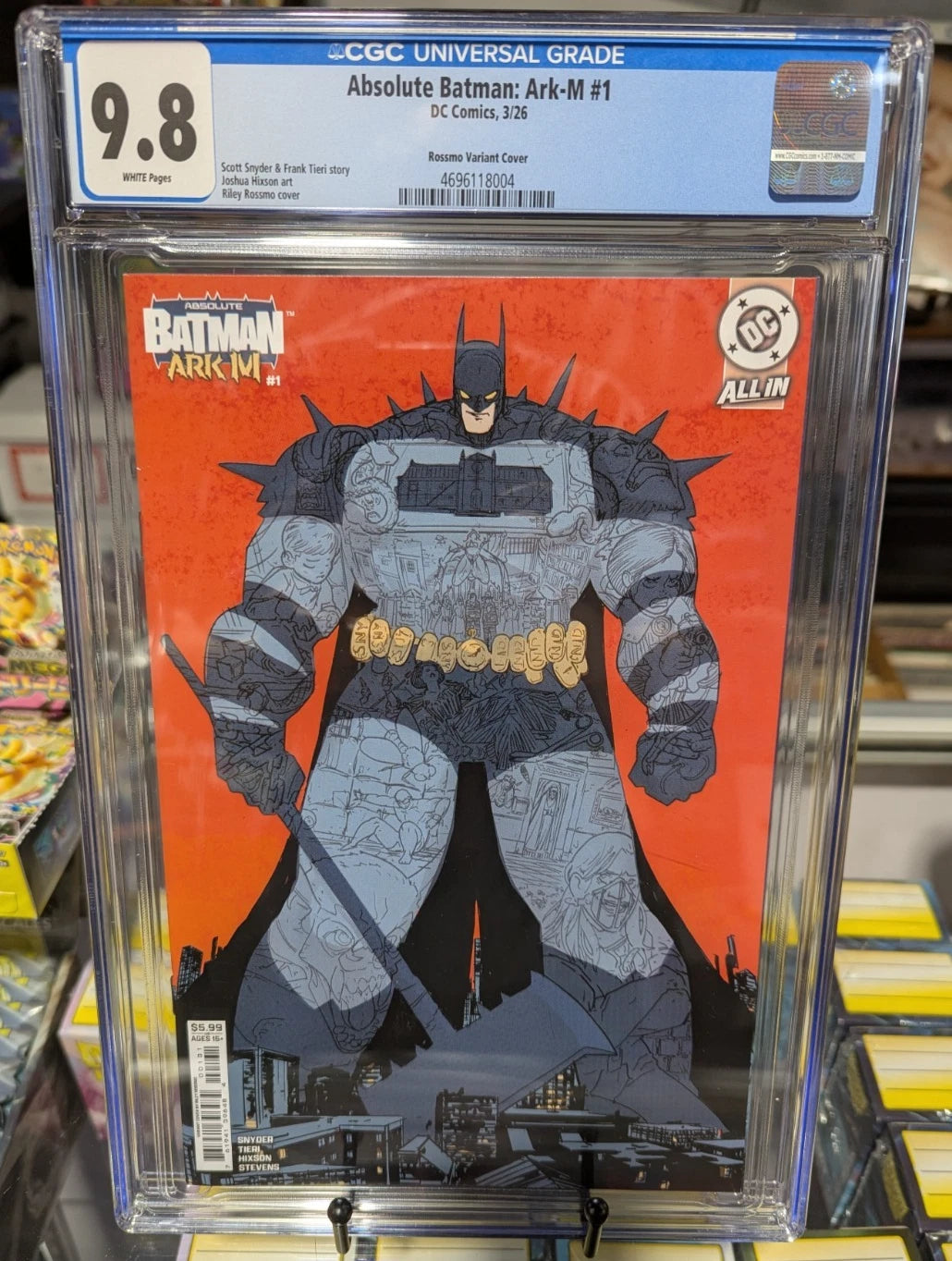 CGC 9.8 Absolute Batman ARK-M Special #1 Riley Rossmo Variant