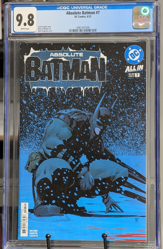 CGC 9.8 Absolute Batman #7 cover "A" 1st Printing SNYDER DRAGOTTA